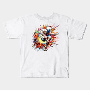 Skateboard Sport Game Champion Competition Abstract Kids T-Shirt